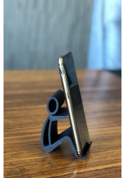 Stickman Telefon Standı, Telefon veya Tablet Tutucu - Siyah modelleri