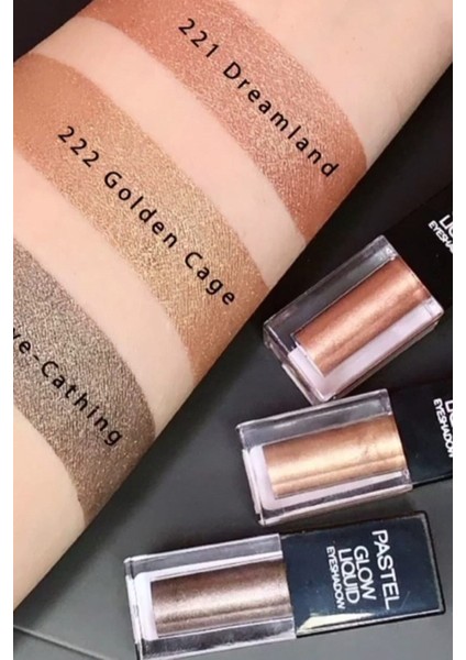 Glow Likit Göz Farı 222 Golden Care Doygun Pigmentli 2.54 g Uzun Süre Kalıcı