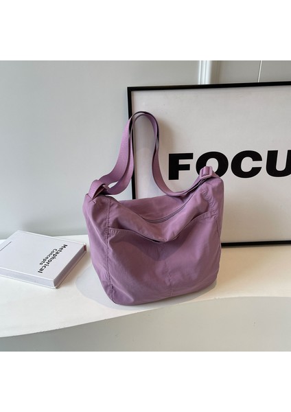 Kadınlar Için Crossbody Çanta 2024 Yeni Moda Marka Rahat Omuz Çantası Büyük Kapasiteli Öğrenci Sınıfı Işe Gidip Gelirken Hafif Seyahat Sırt Çantası (Yurt Dışından)