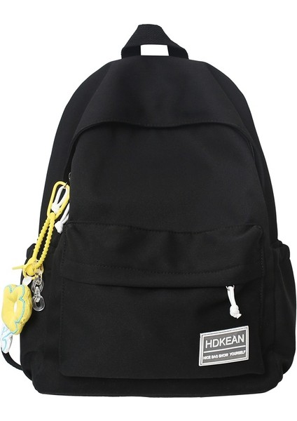 Ortaokul ve Lise Öğrencisi Okul Çantası Düz Renk Küçük Taze Sevimli Basit Sırt Çantası (Yurt Dışından)