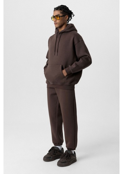 Basıc Oversıze Eşofman Takım Kahve fiyatları