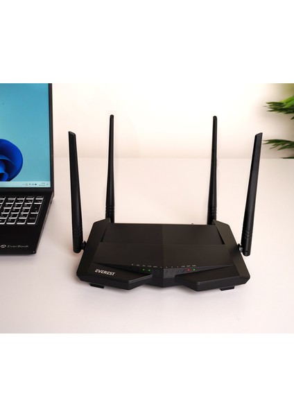 SG-V1200 AC1200 Dualband Wi-Fi Gigabit Vdsl2/adsl2 4*5dbi Antenli Kablosuz  Modem Router (hem modem hem router, router sadece kablolu olarak bağlantı sağlayabilir)