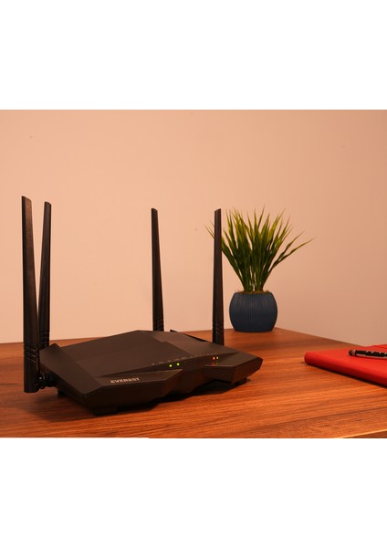 SG-V1200 AC1200 Dualband Wi-Fi Gigabit Vdsl2/adsl2 4*5dbi Antenli Kablosuz  Modem Router (hem modem hem router, router sadece kablolu olarak bağlantı sağlayabilir)