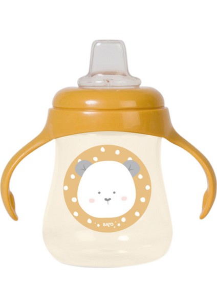 Yavaş Akışlı Damlatmayan Kulplu Alıştırma Bardağı Sarı Hardal