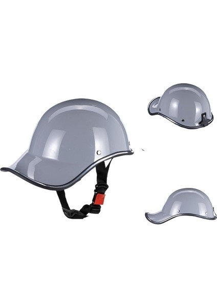 Kask Yaz Beyzbol Kaskı Erkekler ve Kadınlar Için Güneş Koruma Yarım Kask Kepçe Kask Hafif Tüm Sezon Bisiklet Sürme Kaskı (Yurt Dışından)