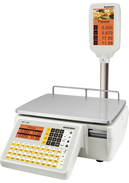 Bizerba ER II 200 Etiketli Barkodlu Terazi 15 kg Wifi