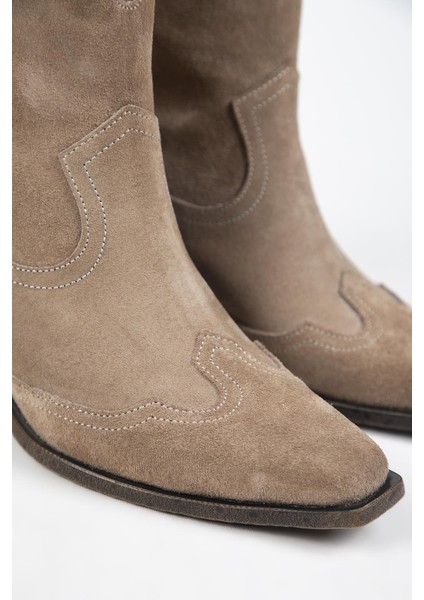 Ellinor Kadın Deri Western Vizon Bot fırsatları