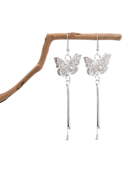 Runkaitongmiao Küpeleri, Etnik Azınlık Turistik Küpeleri, Bohem Uzun Yapraklı Püskül Küpeler (Yurt Dışından)