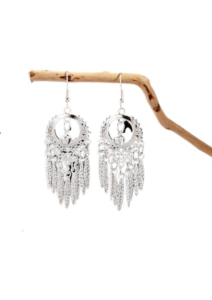 Runkaitongmiao Küpeleri, Etnik Azınlık Turistik Küpeleri, Bohem Uzun Yapraklı Püskül Küpeler (Yurt Dışından)