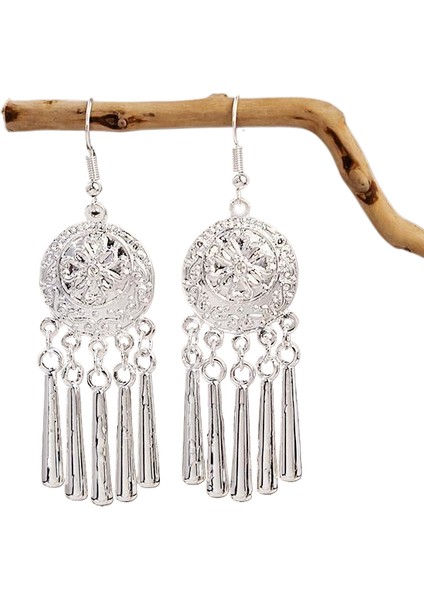 Runkaitongmiao Küpeleri, Etnik Azınlık Turistik Küpeleri, Bohem Uzun Yapraklı Püskül Küpeler (Yurt Dışından)