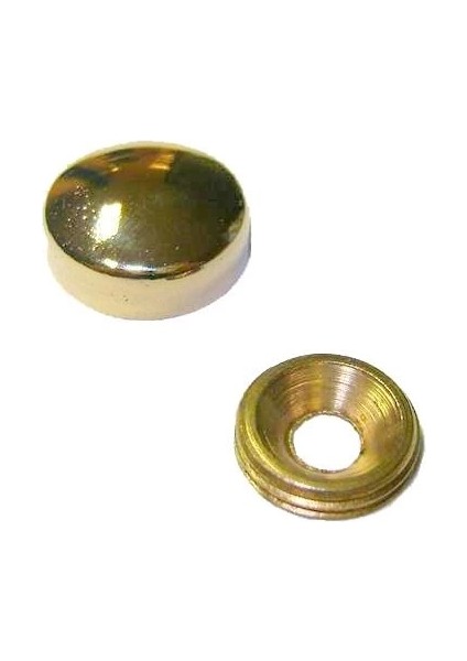 Vida Kapama Kapağı 13 Mm, Sarı - 100 Adet