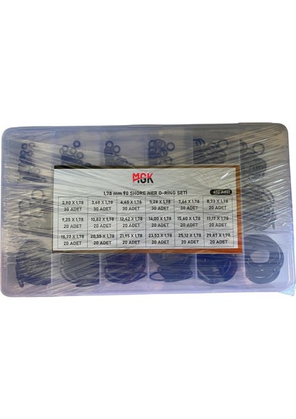 1.78 mm 90 Shore Nbr O-Ring Seti