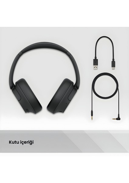 WH-CH720N Kablosuz Kulak Üstü Kulaklık Aktif Gürültü Önleyici Sound Connect Destekli 50 Saat Oynatma Süresi