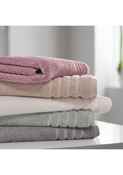 Ivory Banyo Havlusu Gül Kurusu - 90X150