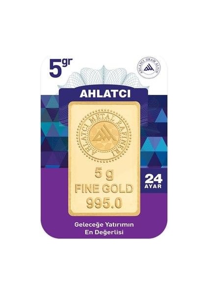 Latif Kuyumcu 24 Ayar 5 Gram Altın 1 Adet