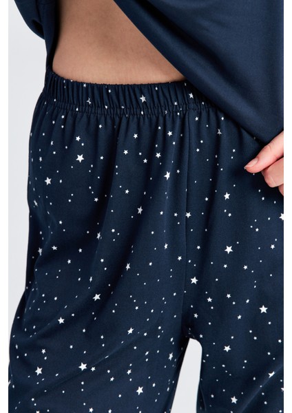 Kadın Laci Yıldız Cepli Uzun Kol Pantolon Pijama Takım indirimleri