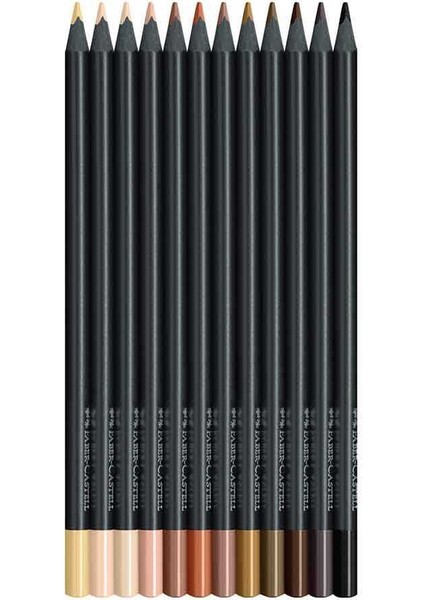 Faber Black Edition Boya Kalemi 12 Renk Skin Tones 5171116414000 fiyatları