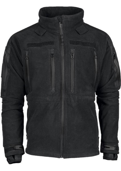 Fleece Rıpstop Sıyah Ceket