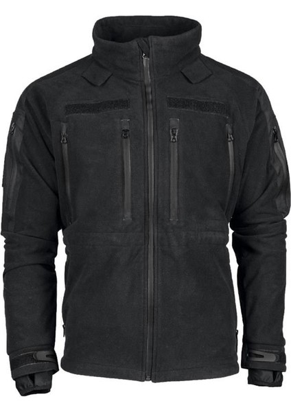Fleece Rıpstop Sıyah Ceket