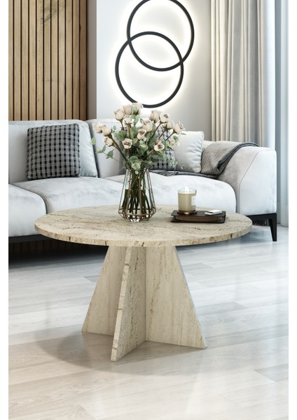 Mantar Tekli Zigon Orta Sehpa 78 cm