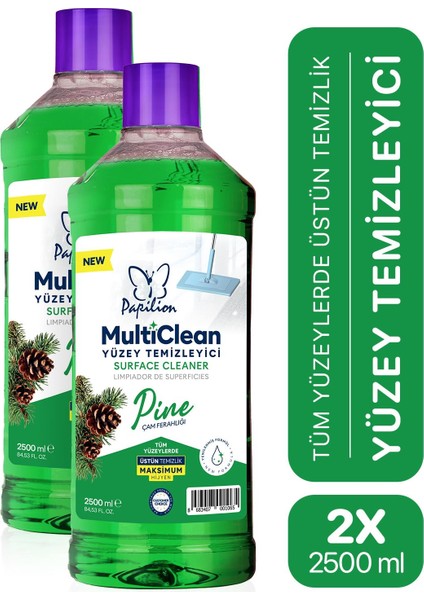 Çam Kokulu Hijyenik Yüzey Temizleyici 2X2500 ml