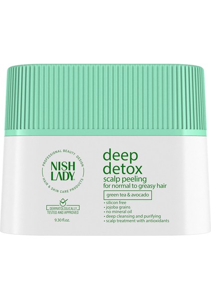 Deep Detox Yağlı Saç ve Cilt Saç Maskesi - Sulfat Free 275 ml