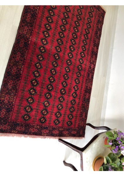 200X120CM El Dokuma Büyük Boy Yün Kırmızı Renkli Anadolu Kilim Ender Desenli Nostaljik Kilim fırsatları