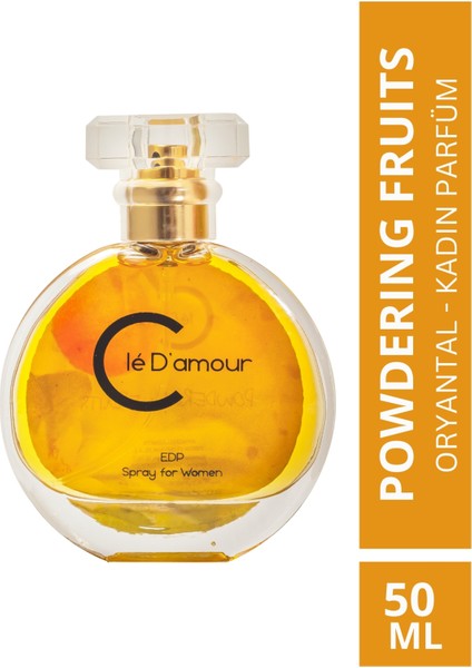 Cle D'Amour Powdering Fruits (Oryantal) Women - Kadın Parfüm 50 ml - Vegan