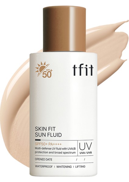 TFIT Güneş Kremi | Skin Fit Sun Fluid SPF50 + 50 ml Cilt Bakım Içerikli Güneş Kremi