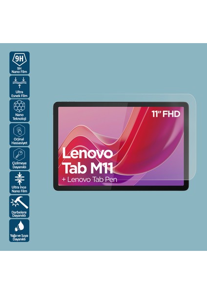 Lenovo Tab M11 11 Inç Tablet Ekran Koruyucu Nano Film