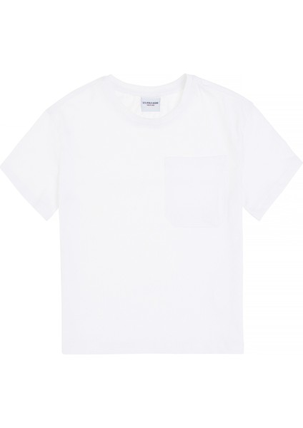 U.S. Polo Assn. 50295428-VR013 Erkek Çocuk Beyaz T-Shirt