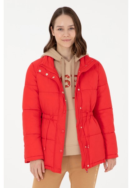 Kadın Kırmızı Kaban 50291304-VR030