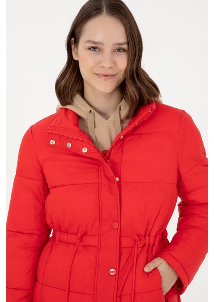 Kadın Kırmızı Kaban 50291304-VR030 fiyatları