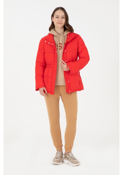 Kadın Kırmızı Kaban 50291304-VR030 fırsatları
