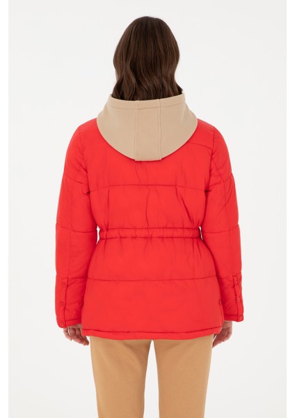 Kadın Kırmızı Kaban 50291304-VR030 indirimleri