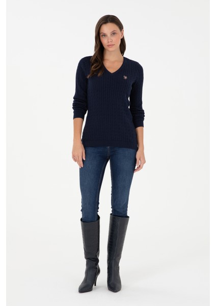 Kadın Lacivert Kazak /Triko 50288992-VR033 fırsatları