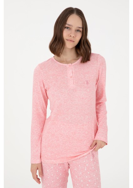 Kadın Pembe Pijama Takım 50302755-VR041