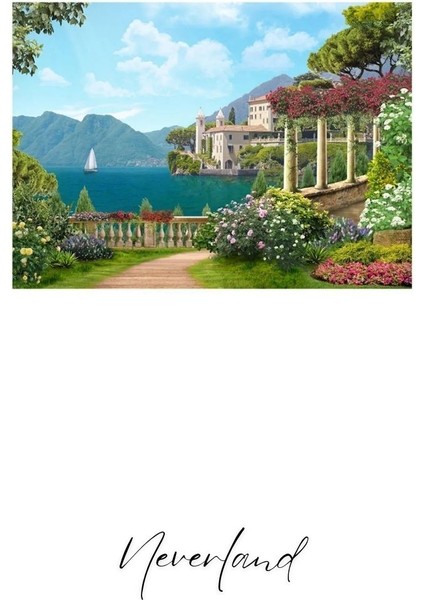 4 Adet 1000 Parça Puzzle - Cinque Terre / Yıldızlı Gece / Amsterdam / Sahil Evi