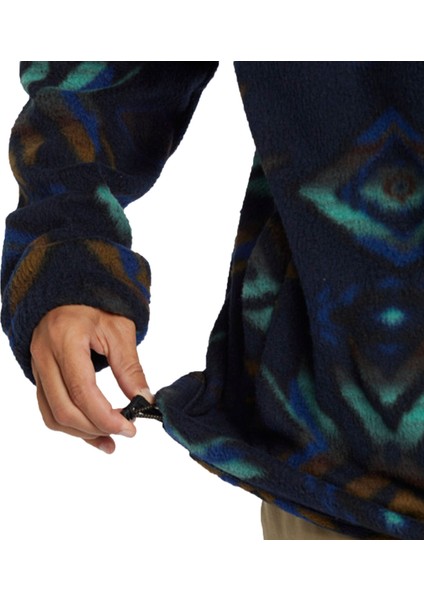 Boundary Mock Neck Erkek Mavi Polar fırsatları