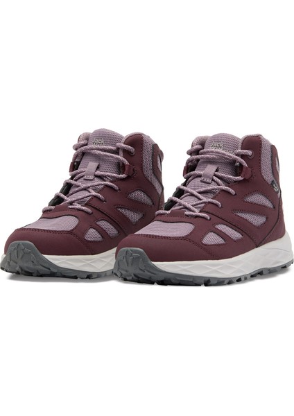Woodland 2 Texapore Mid K Unisex Çocuk Mor Bot fiyatları