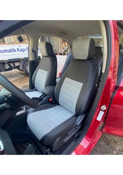 Honda City Araca Özel Oto Koltuk Kılıfı - Taytüyü Ve Deri