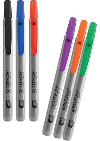 W-805P Basmalı Permanent Kalem Siyah - 12'li Kutu