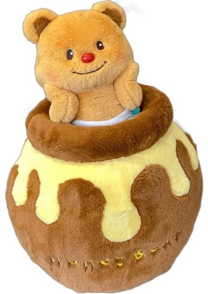 Hayvan Bal Kavanozu Tereyağı Ayı Peluş Oyuncak (Yurt Dışından)