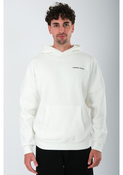Studio Ekru - Oversize Fit Hoodie Erkek