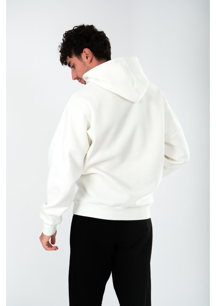 Studio Ekru - Oversize Fit Hoodie Erkek modelleri