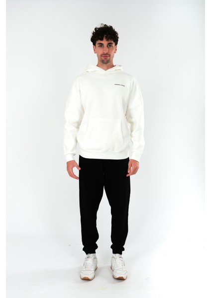 Studio Ekru - Oversize Fit Hoodie Erkek indirimleri