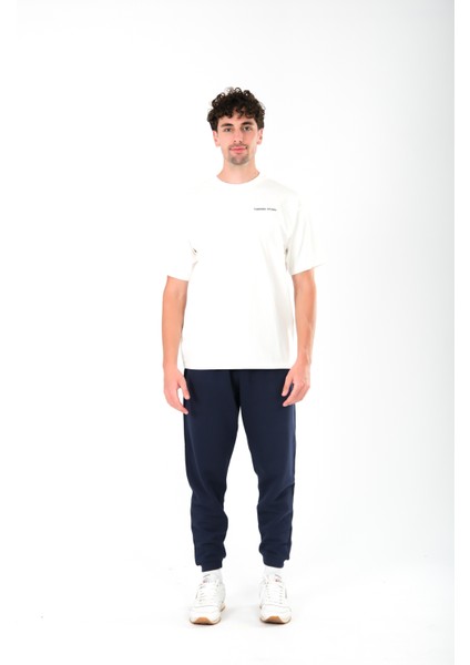 Studio Ekru - Oversize Fit T-Shirt Erkek indirimleri