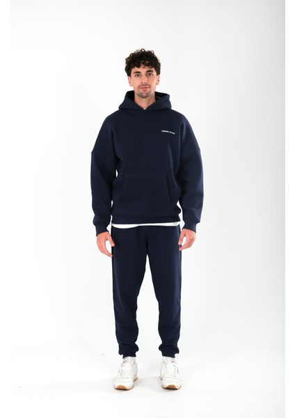 Studio Lacivert - Oversize Fit Hoodie Erkek indirimleri