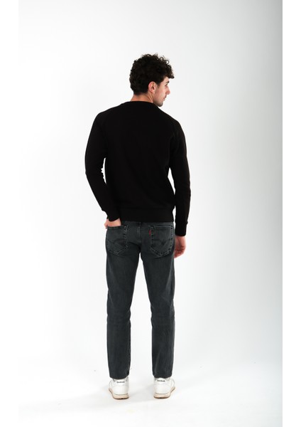 Protect Your Energy Regular Fit Sweatshirt Erkek - Siyah modelleri