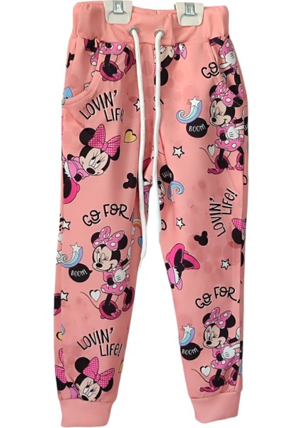 Kız Çocuk Minnie Mouse Temalı Mevsimlik Hırkalı Üçlü Takım Kız Çocuk Hırkalı Takım indirimleri